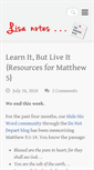 Mobile Screenshot of lisanotes.com